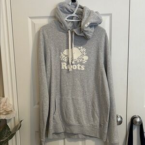 Roots hoodie - heathered grey